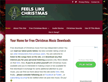 Tablet Screenshot of feelslikechristmas.com